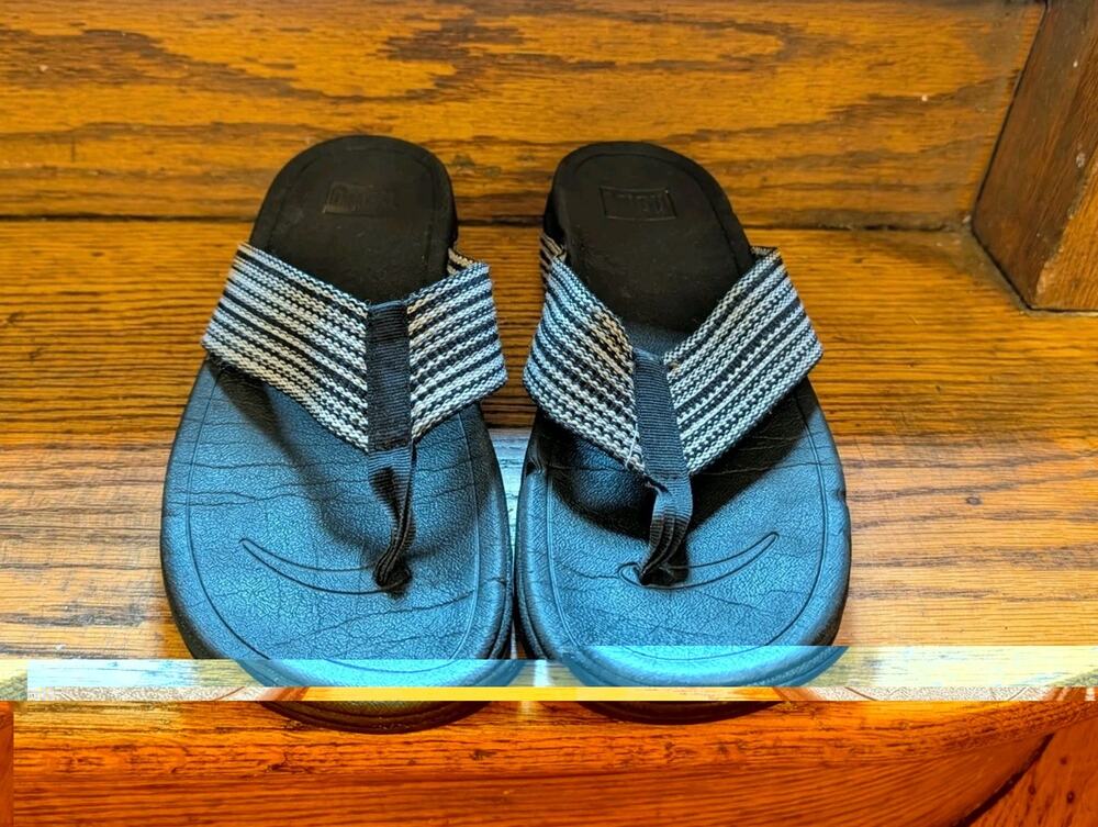 FitFlop Surfa sandals Women's Shoes Size 10.5-11 Black